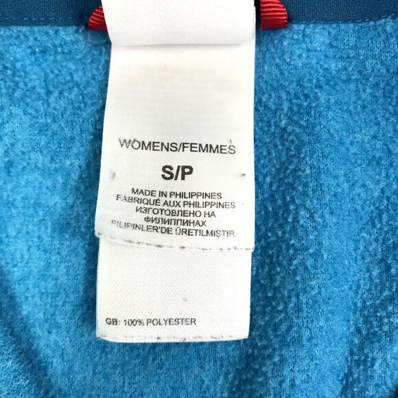 THE NORTH FACE Polartec 1/4 Zip Fleece Pullover Women S Blue Outdoor Sporty Y2K - Picture 6 of 9